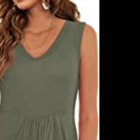 Womens Good Vibes Rainbow Sleeveless Maxi Dress Summer Casual Tank Dresses - Picture 2 of 3